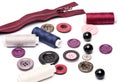 Sewing accessories Royalty Free Stock Photo