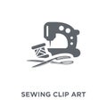 sewing clip art icon from Sew collection.