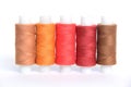 Sewing colored threads Royalty Free Stock Photo