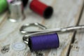 Sewing cotton needle and pins