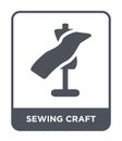 sewing craft icon in trendy design style. sewing craft icon isolated on white background. sewing craft vector icon simple and Royalty Free Stock Photo