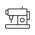 Sewing fill inside vector icon which can easily modify or edit