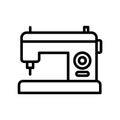 Sewing fill inside vector icon which can easily modify or edit