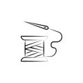 Sewing, handcraft icon. Element of art and craft icon. Thin line icon for website design and development, app development. Premium