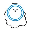 Sewing Hoop Icon Royalty Free Stock Photo