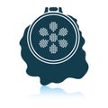 Sewing hoop icon Royalty Free Stock Photo