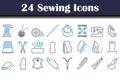 Sewing Icon Set Royalty Free Stock Photo