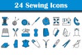 Sewing Icon Set Royalty Free Stock Photo