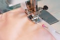 Sewing a invisible zipper with a sewing machine, technology that helps sewing faster and easier.