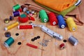 Sewing items Royalty Free Stock Photo