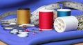 Sewing items Royalty Free Stock Photo