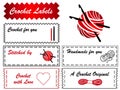 Crochet Labels for Do It Yourself Yarn Projects