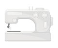 Sewing Machine as Tailoring Equipment for Atelier Vector Illustration