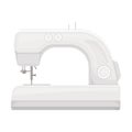 Sewing Machine as Tailoring Equipment for Atelier Vector Illustration
