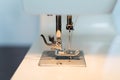 Sewing machine close Royalty Free Stock Photo