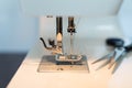 Sewing machine close Royalty Free Stock Photo
