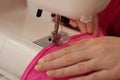 Sewing machine, close up Royalty Free Stock Photo