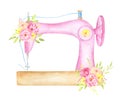 Sewing Machine Illustration