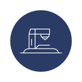 Sewing Machine, Industry milling machine icon