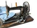 Sewing machine and jeans