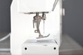 Sewing machine ,needle and presser foot. Royalty Free Stock Photo
