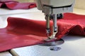 Sewing machine stitch fabrics