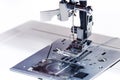 Sewing-machine on white backgroond Royalty Free Stock Photo