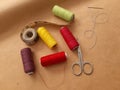 Sewing and measuring tools Royalty Free Stock Photo