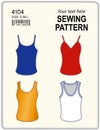 Sewing Pattern, Tank Tops