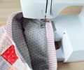 Sewing process: cotton bag and sewing machine