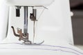 Sewing process Royalty Free Stock Photo