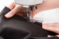 Sewing process Royalty Free Stock Photo