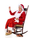Sewing Santa's Rip Royalty Free Stock Photo
