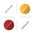 Sewing seam ripper icon