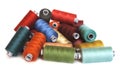 Sewing spools in a state Royalty Free Stock Photo