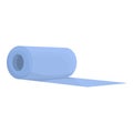 Sewing textile roll icon, cartoon style