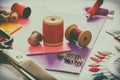 Sewing thread Royalty Free Stock Photo