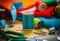 Sewing thread Royalty Free Stock Photo
