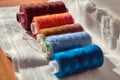 Sewing Thread Set Royalty Free Stock Photo