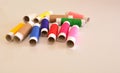 Sewing thread/ Sewing thread colorful Royalty Free Stock Photo