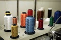 Sewing Thread Spools Royalty Free Stock Photo