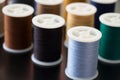 Sewing Thread Spools Royalty Free Stock Photo
