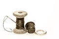 Sewing threads, coils Royalty Free Stock Photo