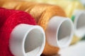 Sewing threads line Royalty Free Stock Photo