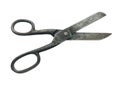 Sewing tool tailor`s scissors in corrosion from time to time.