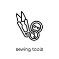 Sewing tools icon from Sew collection. Royalty Free Stock Photo