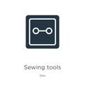 Sewing tools icon vector. Trendy flat sewing tools icon from sew collection isolated on white background. Vector illustration can Royalty Free Stock Photo