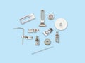 Sewing tools for Sewin machine Royalty Free Stock Photo