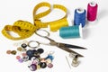 Sewing utensils Royalty Free Stock Photo