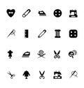 Sewing Vector Icons 4 Royalty Free Stock Photo